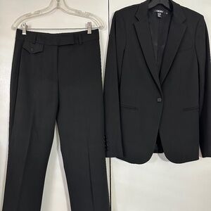 Donna Karan Black Pantsuit